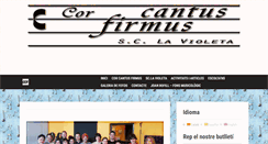 Desktop Screenshot of corcantusfirmus.com